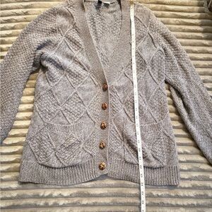 Urban Outfitters Textured Gray Cardigan